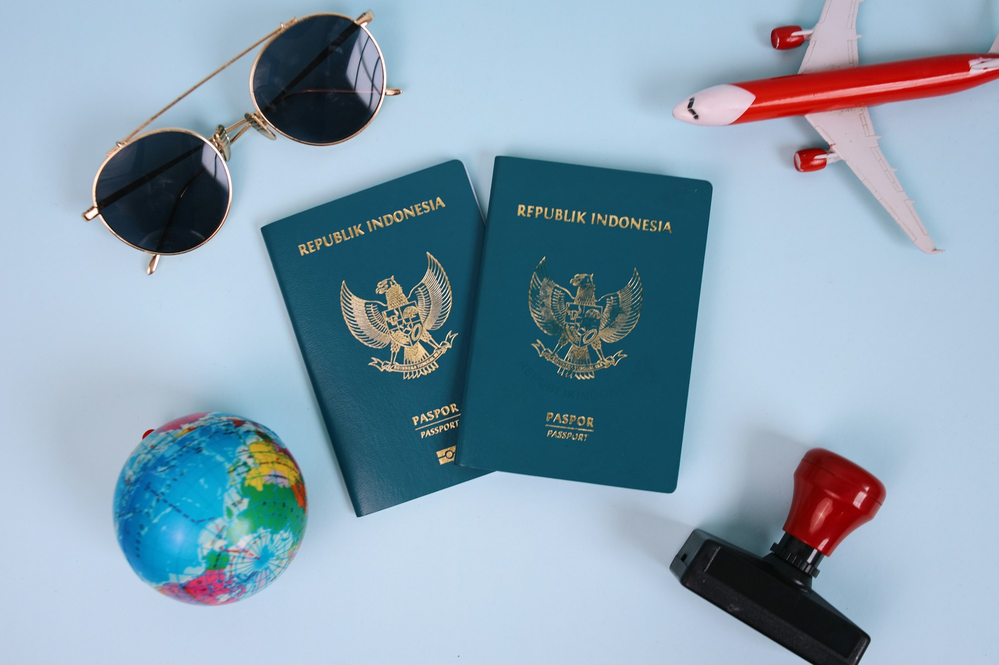 Passport and Visa Stamp